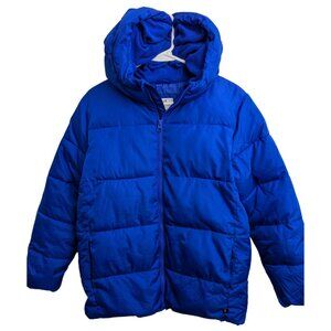 Gap Kids Cold Control Max Hooded Jacket, Size XL, Bright Blue